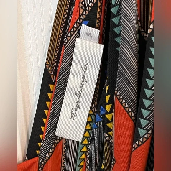 T-Bags Los Angeles Long Sleeve Knot Dress Bodycon Mini Size Small EUC Revolve - Picture 8 of 16